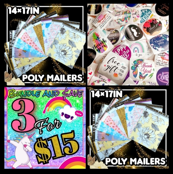 Poly Mailers 14×17in - Picture 2 of 14